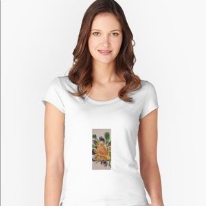 Fitted Scoop T-Shirt. Brand New